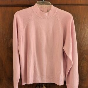 Pink Turtleneck Sweater